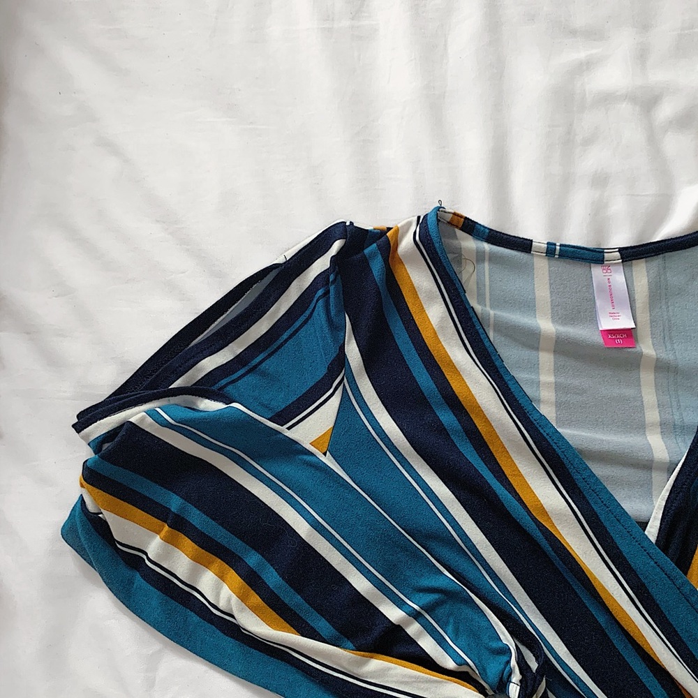 striped jumpsuit
